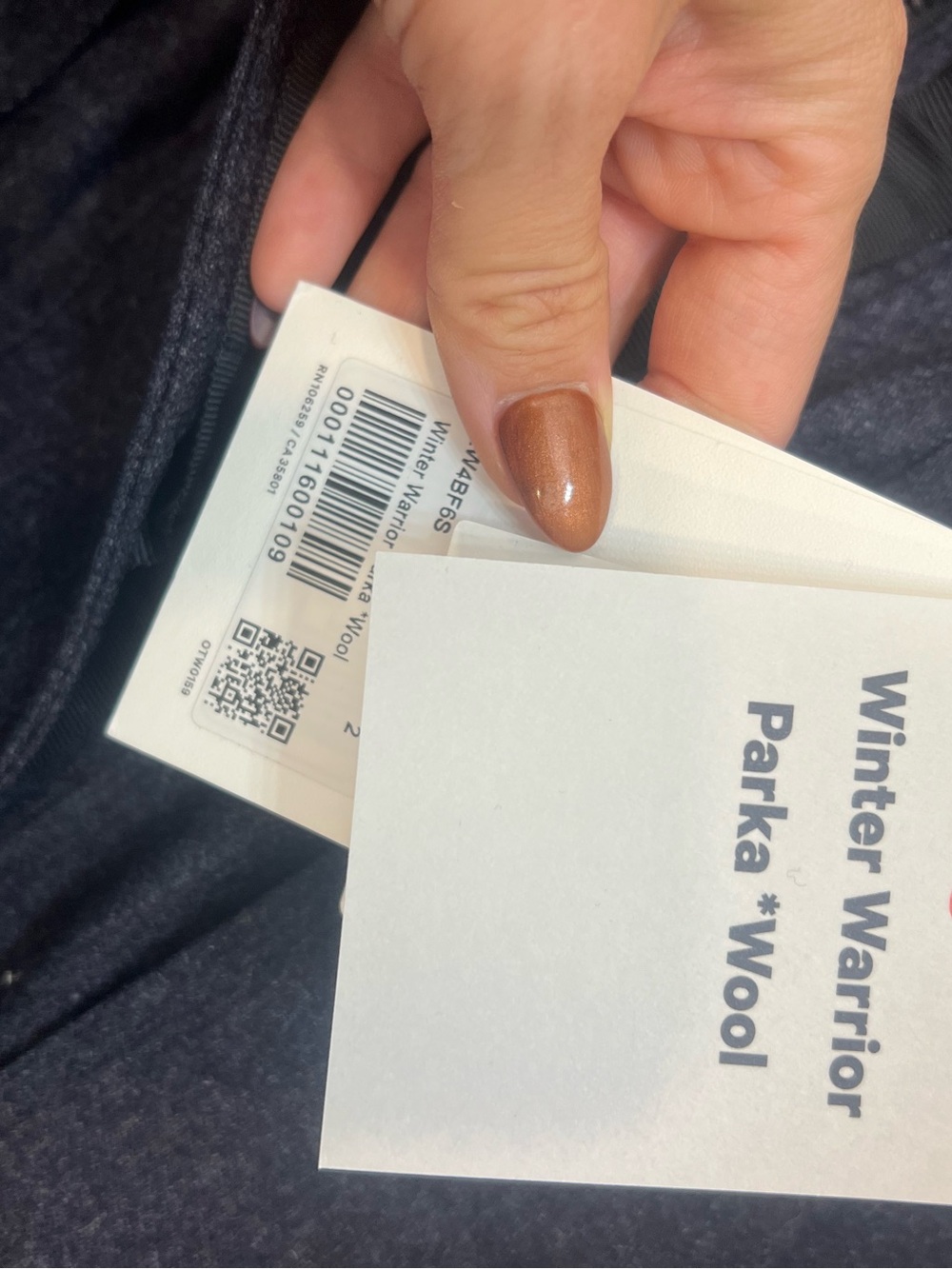 🔥1 HOUR SALE🔥NWT LULULEMON WINTER WARRIOR WOOL PUFFER JACKET - Picture 6 of 11